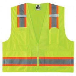 VEST 2-TONE SURVEYORS LIME L/XL